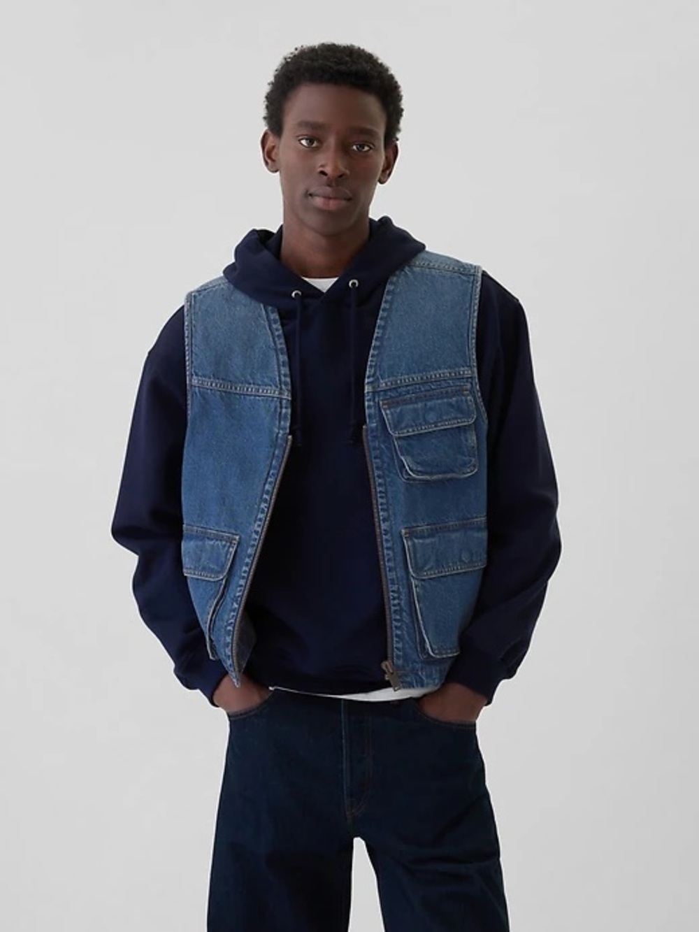 Men’s Gap Utility Denim Vest